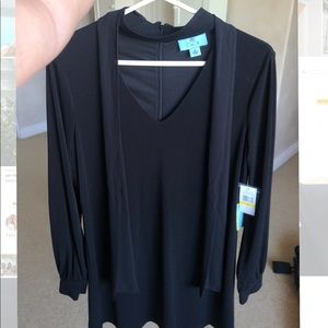 Cece (Nordstrom) Black chocker mini dress